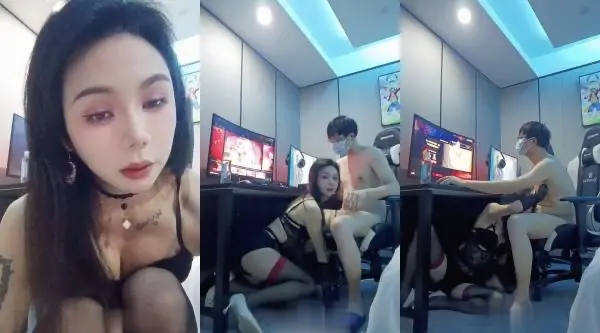 长沙美丽Ts美佳琪 - 淫荡风骚的我来电竞酒店吃大肉棒了，小哥哥在上面玩吃鸡，我在下面吃鸡，好会玩