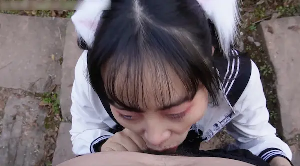 可爱双马尾JK小学妹被主人爸爸公园调教，清纯小萝莉被肏出白浆，被艹的时候喊爸爸 唔