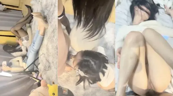 双飞漂亮闺蜜 啊啊我不行了 黑丝高跟多毛鲍鱼 细腰蜜臀白虎粉穴 被轮流输出