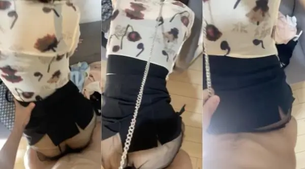 戴上项圈狗链骚母狗喜欢被后入 端庄高雅的女神就喜欢被当成妓女一样狠狠羞辱 翘起屁股乖乖让爸爸操