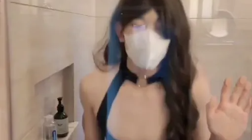 【伪娘】黑丝伪娘TS昱昱