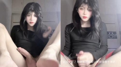 高颜值黑丝伪娘,仙女棒脚精液,选哪一个,亲妈要射了射在高跟鞋里让狗狗清理干净 - 国产自拍视频