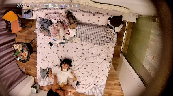 酒店偷拍 双麻花辫校花和男友开房啪啪