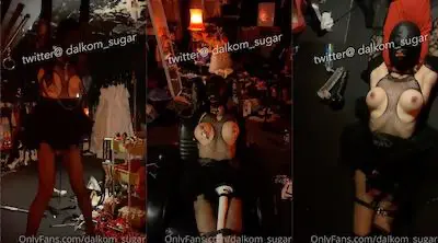 高能预警！韩国身材超好的TS人妖最新调教虐待视频！