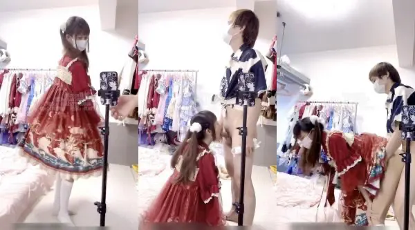 超可爱的LO裙小女仆来咯 轻花嫁白丝LO娘主动上位骑乘 人前乖乖女人后小狗 用小穴温暖爸爸的大鸡巴