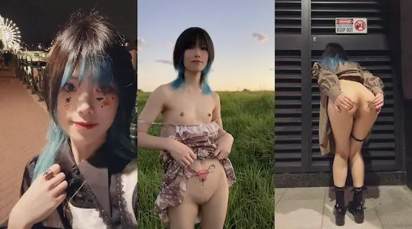 《震精㊙️泄密无水速递》露脸才是王道！漂亮学生妹私下极度反差是个露出癖性瘾小母狗对主人忠贞不二喝尿野战露出各种刺激玩法