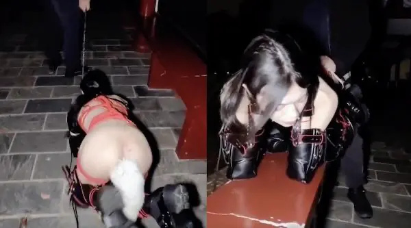 伪娘小母狗最喜欢的当然就是被主人牵到外面跟人交配 然后再射进嘴里 真希望主人可以多赏赐一些