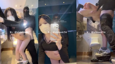 推特17万粉蜂腰美腿反差婊网黄「紫蛋」《性爱KTV》量贩式KTV变成性爱战场，被哥哥无情后入，爽得同时害怕服务员会突然进来